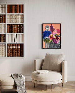 Everything is ahead, 70x50cm, oil on canvas, oil pastel