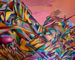 Heavenly horses, 100x120cm, Oil, Canvas