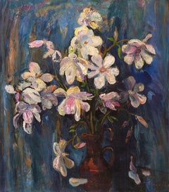 magnolia, 102x90 cm, oil on canvas