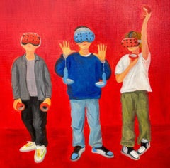 VR 2, 30*30cm, Leinwand/Öl, VR