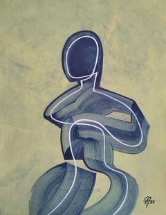 Serie „Personal Contacts“, 61 x 48 cm, Acryl auf Papier