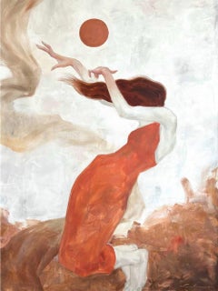 Fire, 120x90 cm, oil, acrylic, coal, canvas