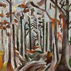 landscape, 60x60 cm, Oil, Canvas, Sand