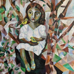 My birds, 100x140cm, Oil, Canvas