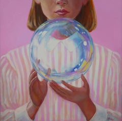 La fragilidad del ser, 80x80cm, acrílico sobre lienzo