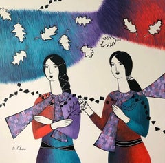 Sin título , 110x110 cm , acrílico sobre lienzo