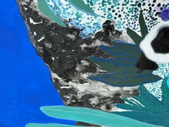 Cow, 100x140 cm, mixed media, canvas