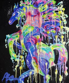 Horse , Acrylic on canvas, 110x90 cm