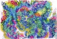 Jellyfish, 35x50 cm, watercolor, paper