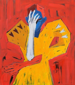 incandescenza, 80x70cm, olio su tela