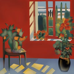Sol en mi habitación , 70x70cm, impresión sobre lienzo.Edición 20 uds.