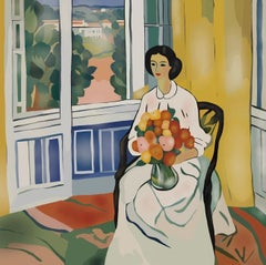 Un bouquet pour ma bien-aimée, 70x70cm, impression sur toile, édition 20 pcs.