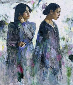 Amies, 150x120 cm, huile sur toile