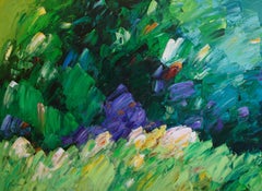 Landschaft, 80x110 cm, Öl auf Leinwand
