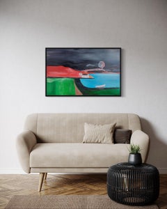 Maison de pêcheur, 60х90cm, huile, toile