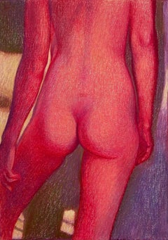 #23, 70x50 cm, acrylic, pastel, canvas