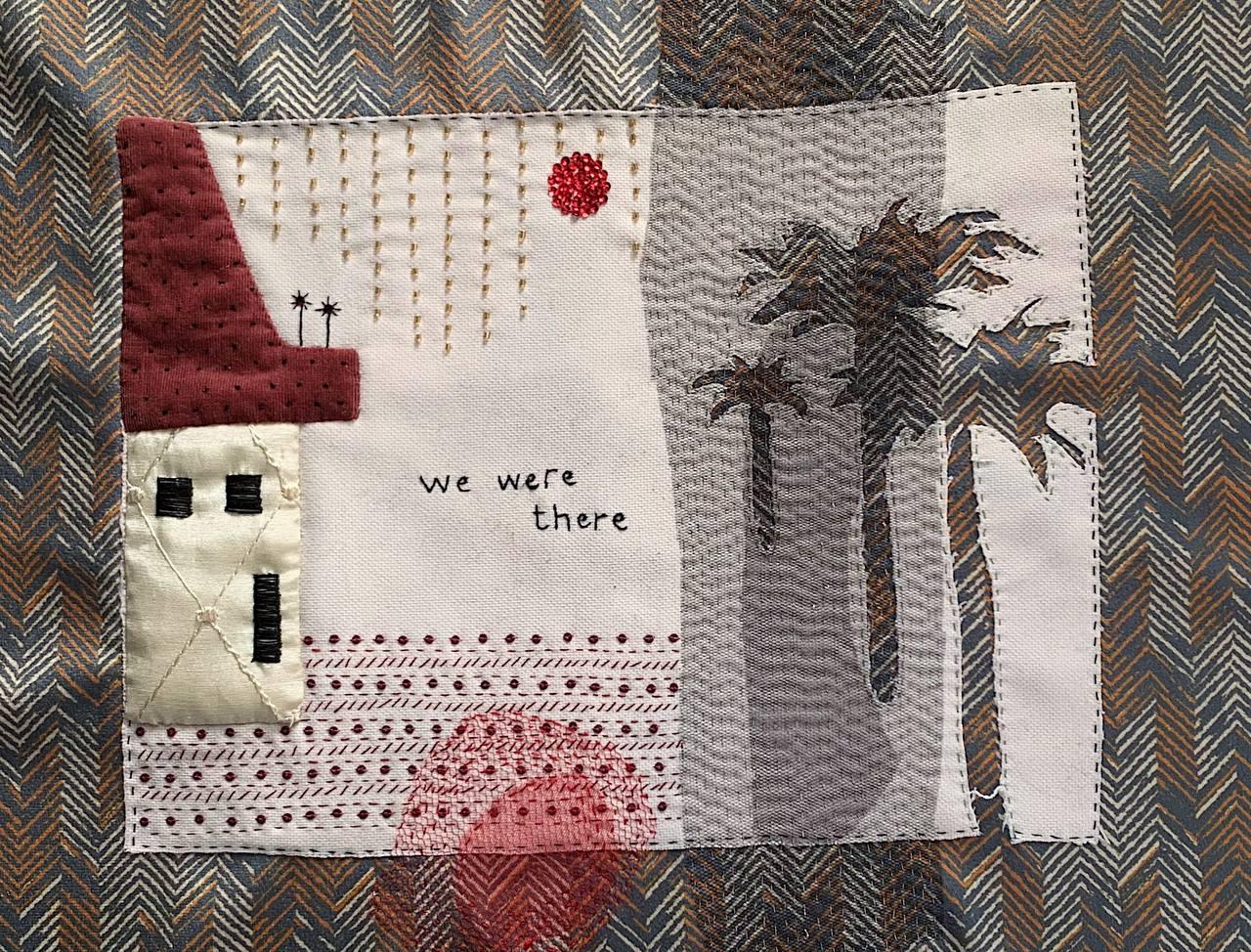 Soft picture, 2025 Textile 35x45cm, embroidery