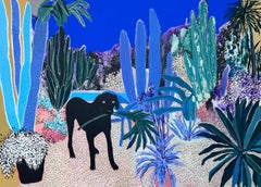 Hund, 100x140 cm, Mischtechnik, Leinwand