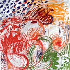 Wild, 140x140 cm, Öl auf Leinwand