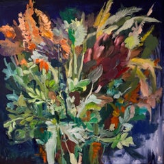 Nature morte, 100x100cm, huile sur toile
