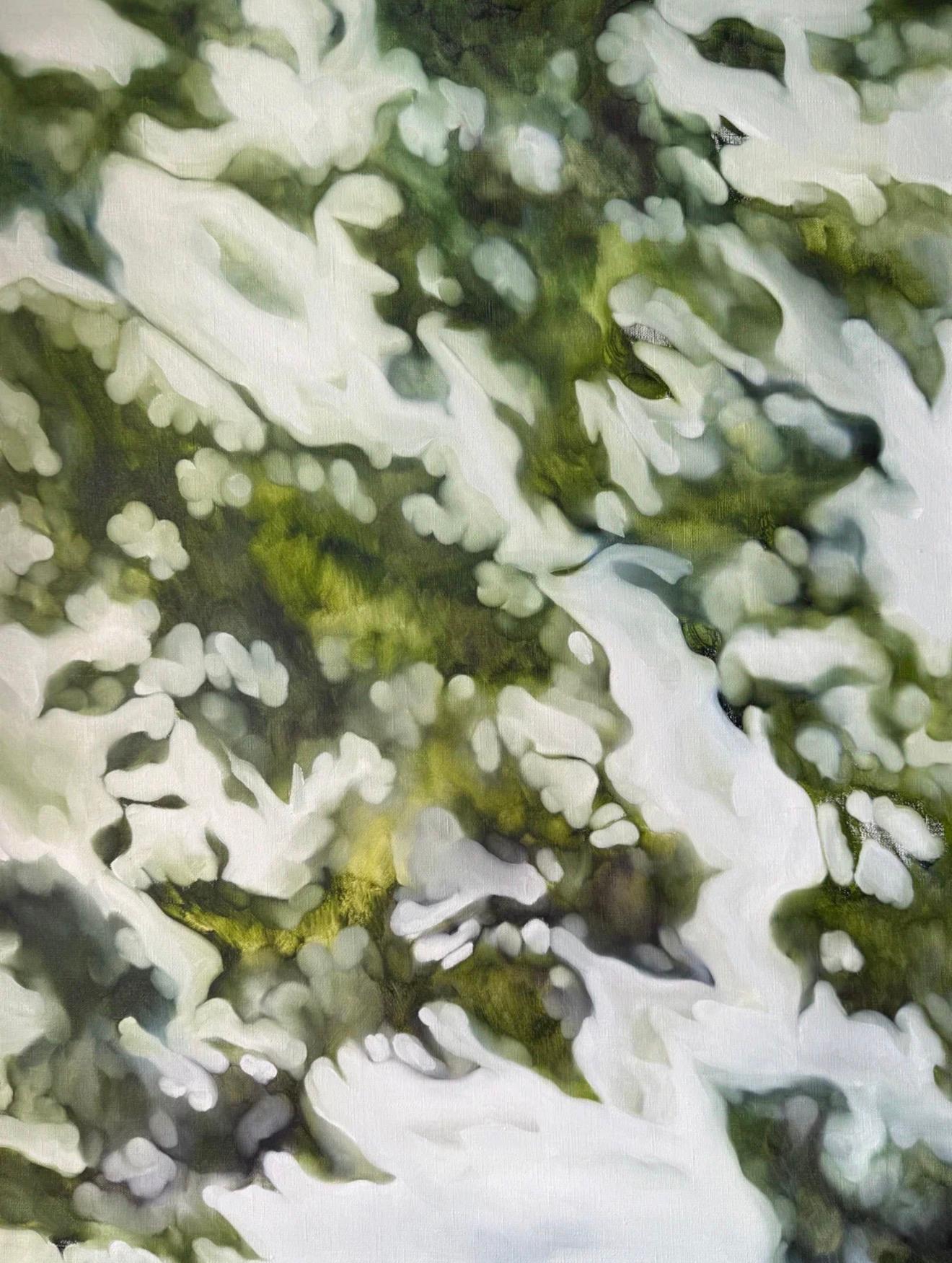 En el verdor transparente de la primavera, 80x60cm, óleo sobre lienzo