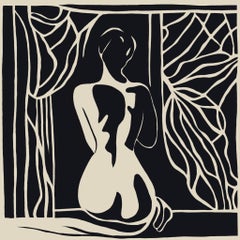 Nude , 50x50cm, print on canvas.Edition 20 pcs.