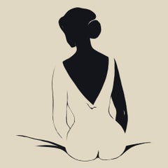 Nude , 50x50cm, print on canvas.Edition 20 pcs.