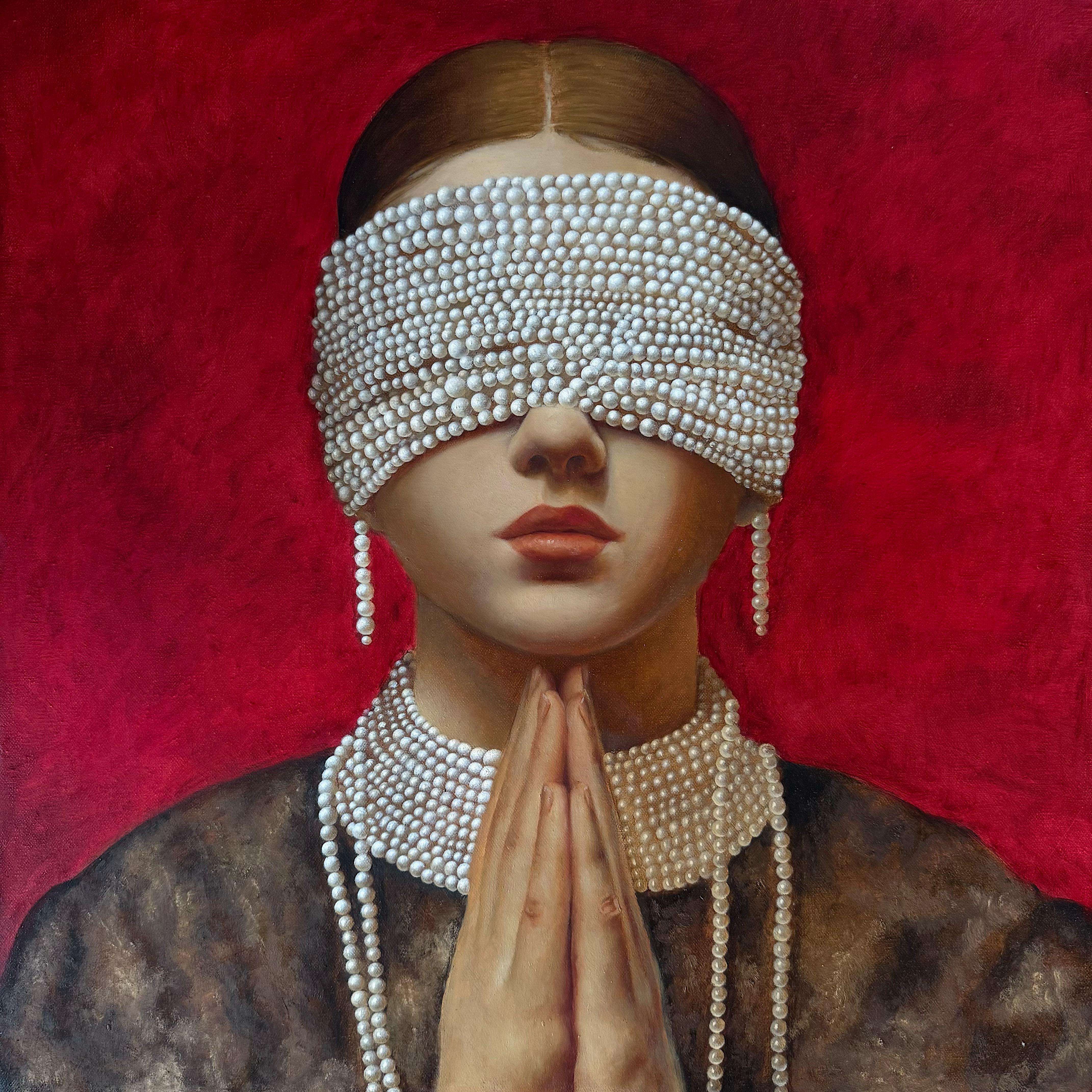 Red Series No. 1 , 60x60cm, oil on canvas