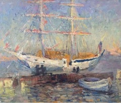 Ship , 40x50 cm, oil on canvas