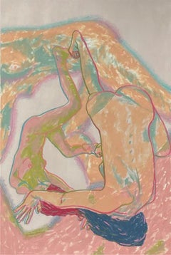 Untitled , 150x100 cm, acrylic, pastel, canvas