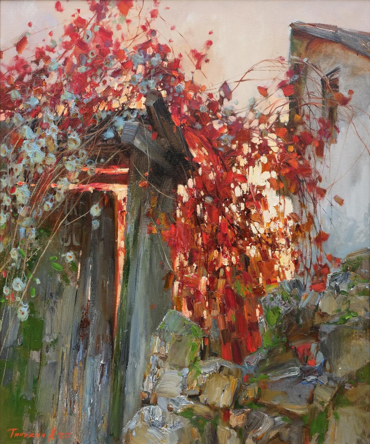Garden , 120x100cm, oil on canvas