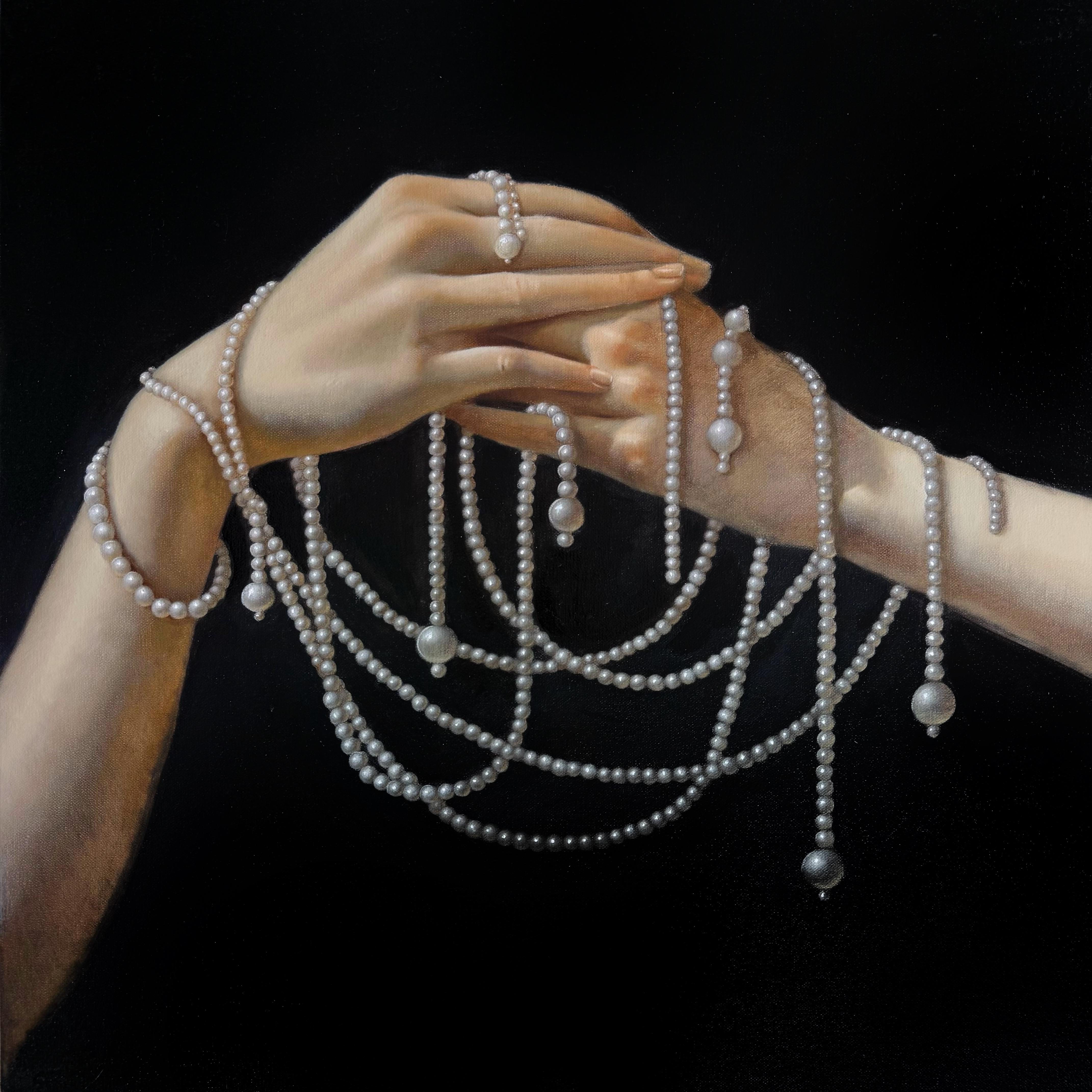 Theatre Without Faces No. 3 , 60x60cm, oil on canvas