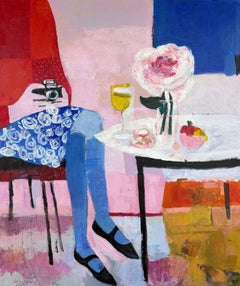 Expectation, 60x50 cm, Acryl auf Leinwand
