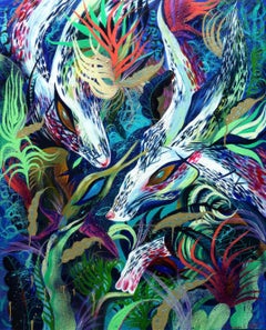 Tropics Acrylic on canvas 100x80 cm