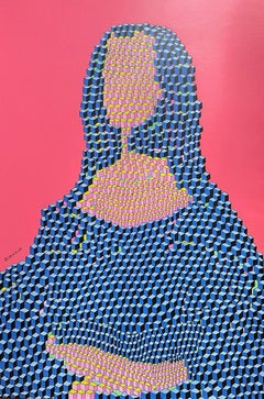 Mona Lisa, 120 x80 cm, acrylique sur toile