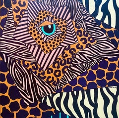 Sans titre, 80x80cm, acrylique sur toile
