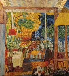 «Sueño diurno», 90 x 80 cm, óleo sobre lienzo