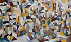 Wald, 60 × 100 cm, Öl, Leinwand, Sand