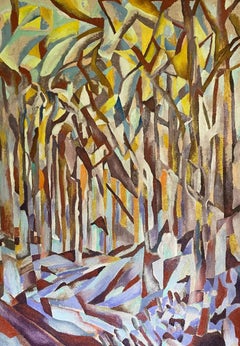 Großes Landschaftsbild, 170 × 120 cm, Öl, Leinwand, Sand