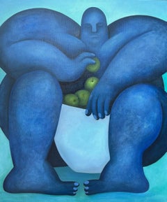 Ernte, 120x100cm, Öl auf Leinwand