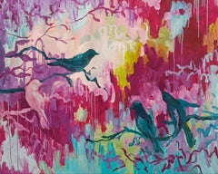 Birds, 100x120cm, oil on canvas