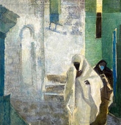 Two shadows, 100x95 cm, oil on canvas