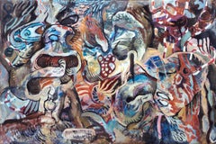 Protoform, 100x150 cm, huile, acrylique, toile