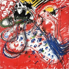 Wild, 140x140 cm, Öl auf Leinwand