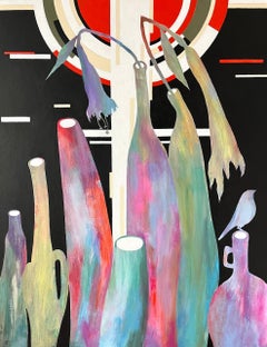 Caretaker, 90x70 cm, acrylic on canvas