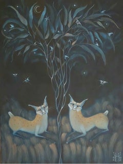 Esprimi un desiderio , 80x60 cm, tempera , Tela