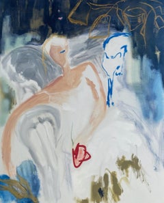 Sueño Gestalt, 100x80cm, acrílico, pastel, lienzo