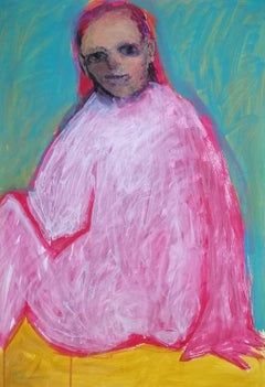 Heat, 78x54cm, acrylic on paper, pastel