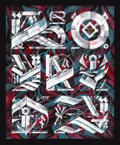 Realeza, 60x49cm, acrílico/tinta/papel