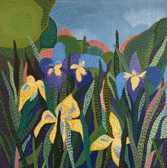 landscape , 100x100cm, acrylic on canvas